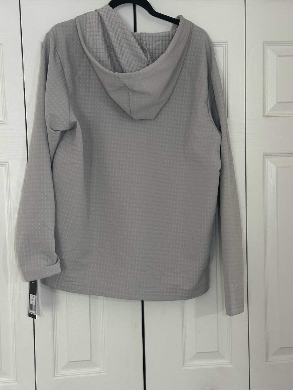 Adidas 1/2 Zip Windbreaker Golf Hoodie Men’s Large NWT Gray Performance Pullover - Picture 4 of 7